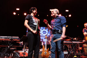 Nancy and Dave at the 20th Anniversary Re-Brand Benefit